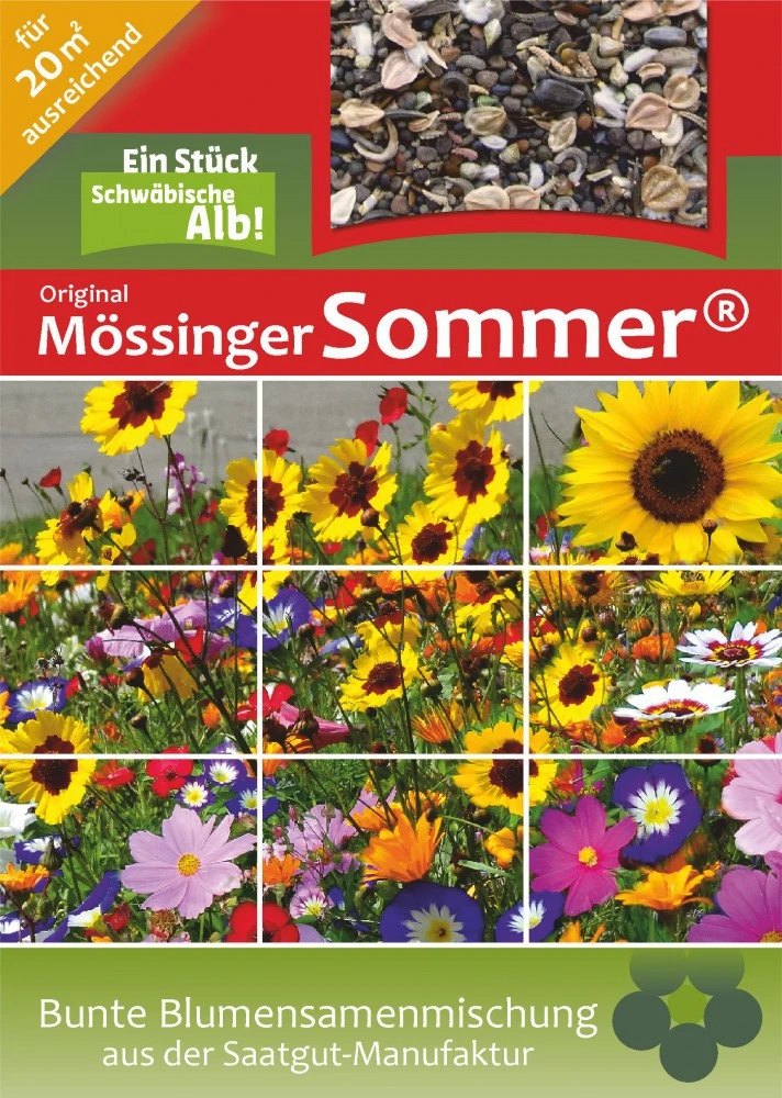 Mössinger Sommer Für 20 M² | Blumenwiese Von Saatgut-Manufaktur 1 Mössinger Sommer Für 20 M² | Blumenwiese Von Saatgut-Manufaktur