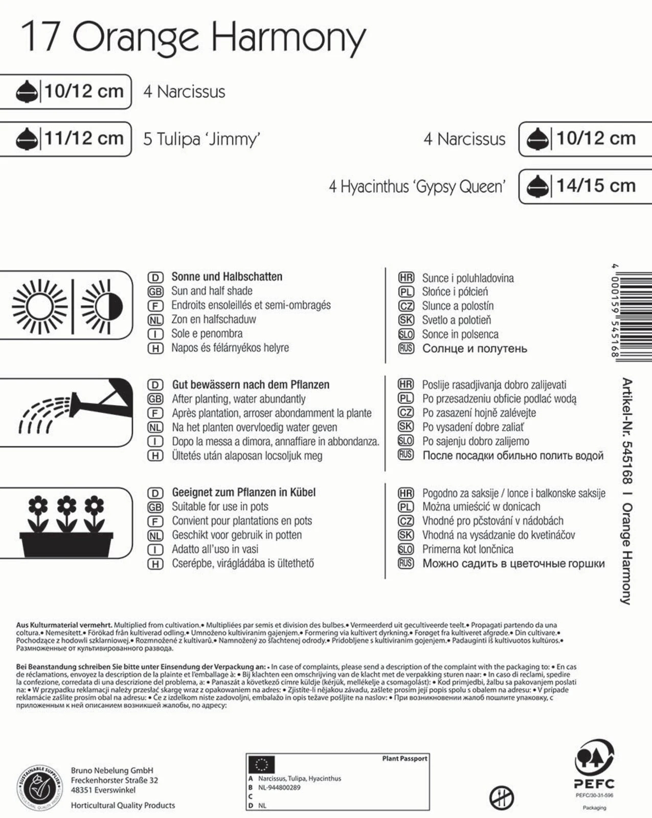 Colour Symphony Orange Harmony (17 Stück) | Blumenzwiebelmischungen Von Kiepenkerl 1 Colour Symphony Orange Harmony (17 Stück) | Blumenzwiebelmischungen Von Kiepenkerl