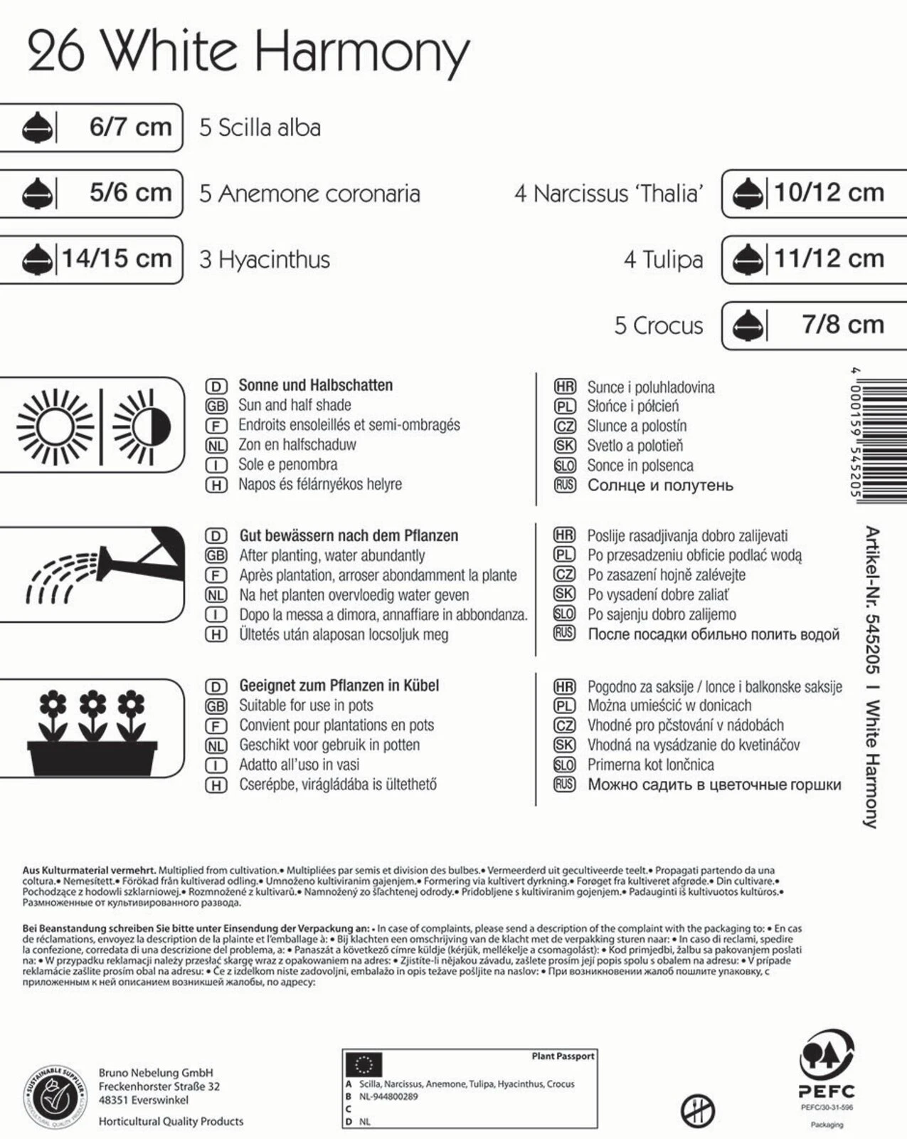 Colour Symphony White Harmony (26 Stück) | Blumenzwiebelmischungen Von Kiepenkerl 2 Colour Symphony White Harmony (26 Stück) | Blumenzwiebelmischungen Von Kiepenkerl – Bild 2