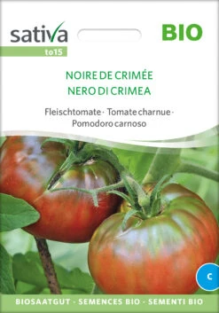 Fleischtomate Noire De Crimée | BIO Fleischtomatensamen Von Sativa Rheinau
