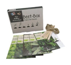 Beet-Box "Für Hobby-Franzosen" | BIO Kräutersamen-Sets Von Samen Maier 8 Beet-Box "Für Hobby-Franzosen" | BIO Kräutersamen-Sets Von Samen Maier -Angebote Pegasus Store 536705 BIO Beet Box Fuer Hobby Franzosen MHD 12 2021 BB05 sm 0
