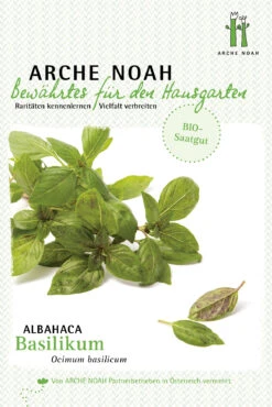 Basilikum Albahaca | BIO Basilikumsamen Von Arche Noah
