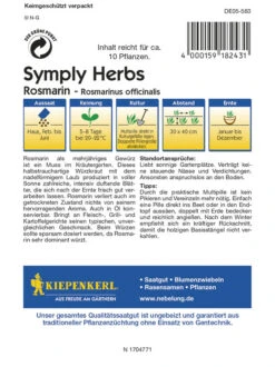 Rosmarin Simply Herbs | Rosmarinsamen Von Kiepenkerl