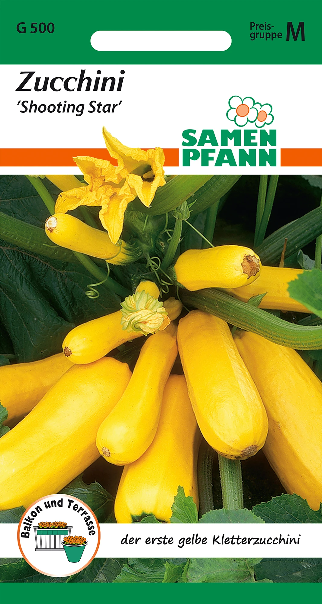 Kletterzucchini Shooting Star | Zucchinisamen Von Samen Pfann 2 Kletterzucchini Shooting Star | Zucchinisamen Von Samen Pfann – Bild 2