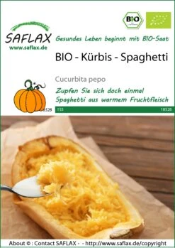 Kürbis Spaghetti | BIO Spaghettikürbissamen Von Saflax