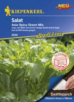 Salat Asia Spicy Green Mix (Saatteppich) | Salatsamen Von Kiepenkerl