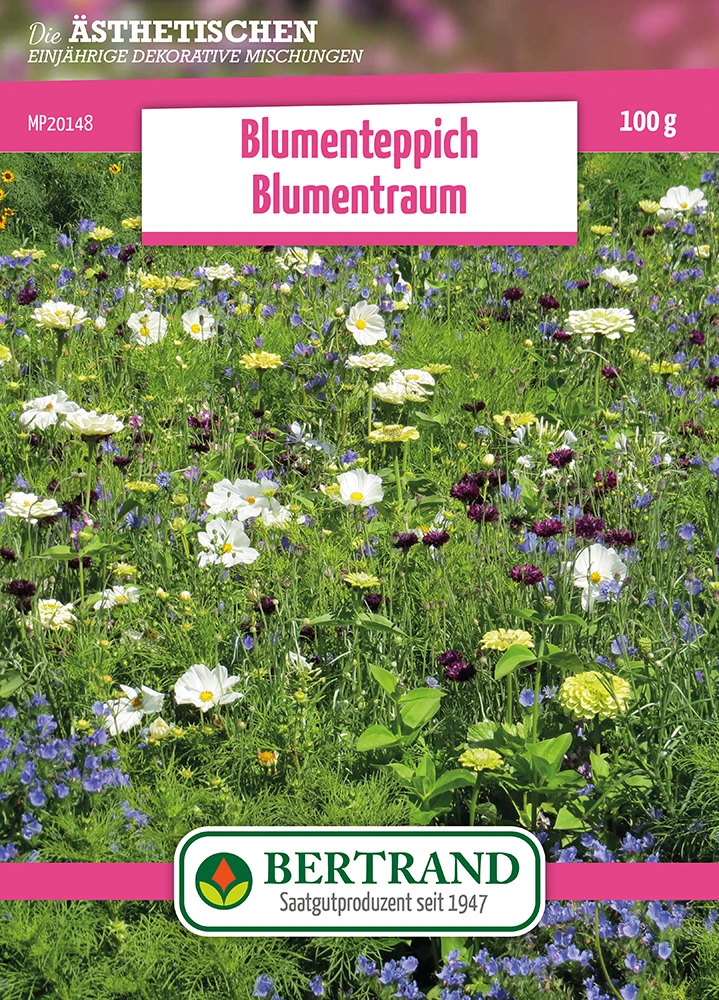 Blumenwiese Blumenteppich Blumentraum (100 G) | Blumensamen Von Bertrand 1 Blumenwiese Blumenteppich Blumentraum (100 G) | Blumensamen Von Bertrand