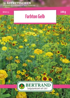 Blumenwiese Farbton Gelb (100 G) | Blumensamen Von Bertrand