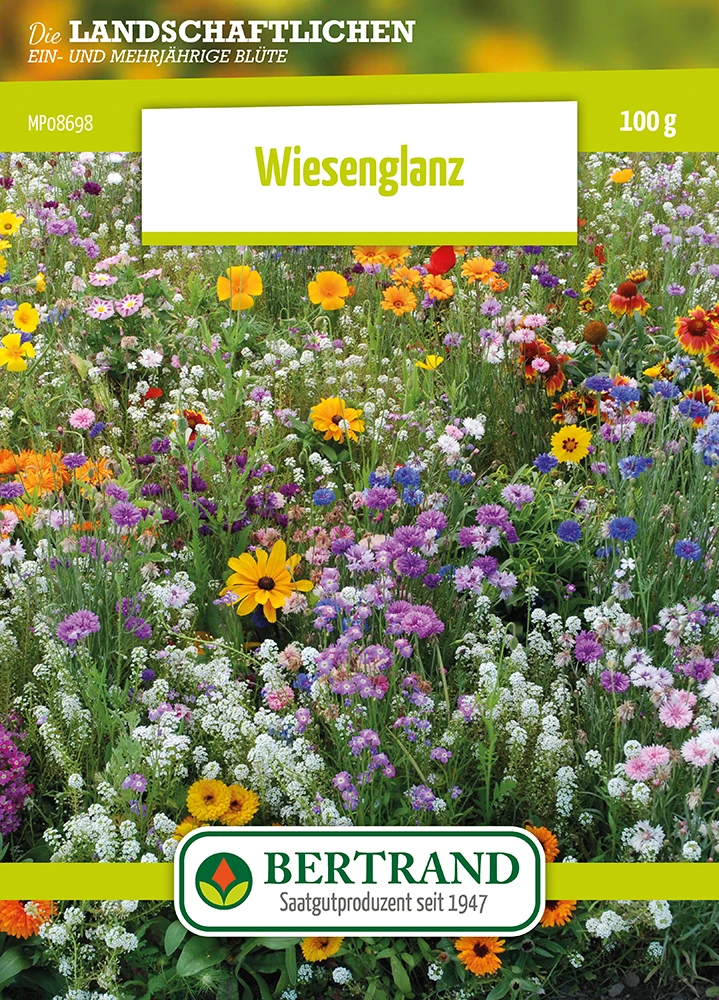 Blumenwiese "Wiesenglanz" (100 G) | Blumensamen Von Bertrand 1 Blumenwiese "Wiesenglanz" (100 G) | Blumensamen Von Bertrand