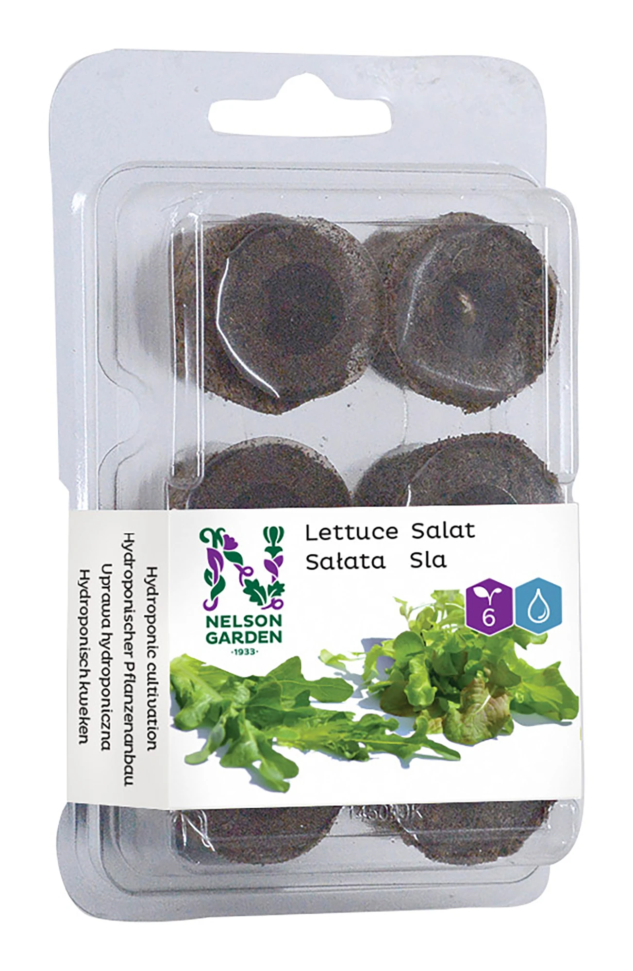 Hydroponik-Quelltablette Salat (6 Stück) | Salatsamen Von Nelson Garden 1 Hydroponik-Quelltablette Salat (6 Stück) | Salatsamen Von Nelson Garden
