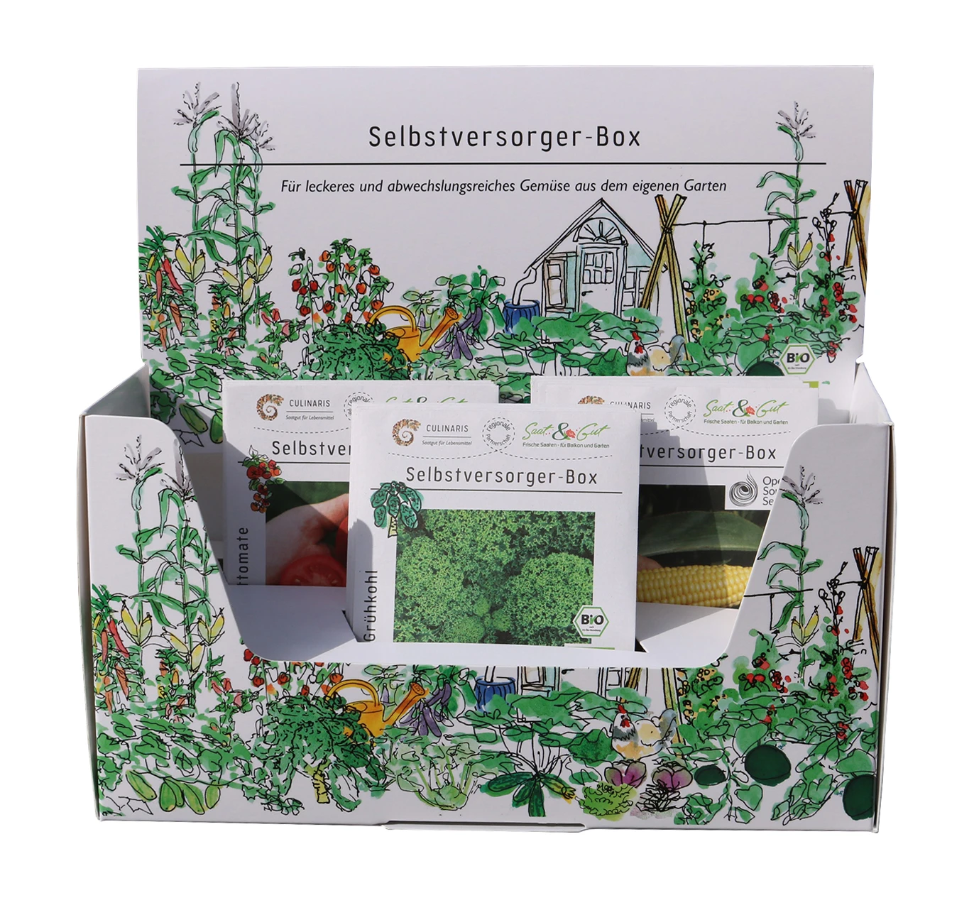 Selbstversorger-Box | BIO Gemüsesamen-Sets Von Culinaris 1 Selbstversorger-Box | BIO Gemüsesamen-Sets Von Culinaris