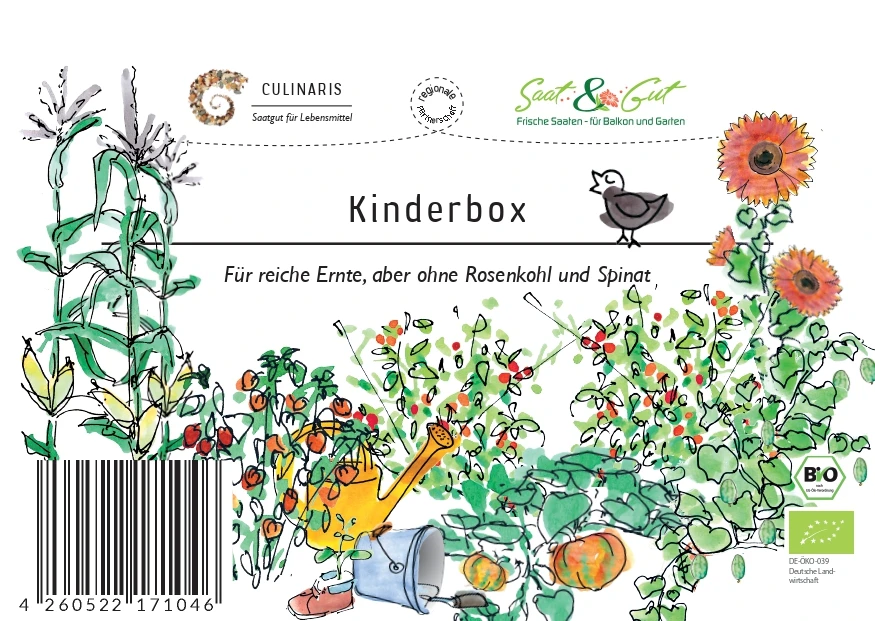 Kinderbox | BIO Gemüsesamen-Sets Von Culinaris 1 Kinderbox | BIO Gemüsesamen-Sets Von Culinaris