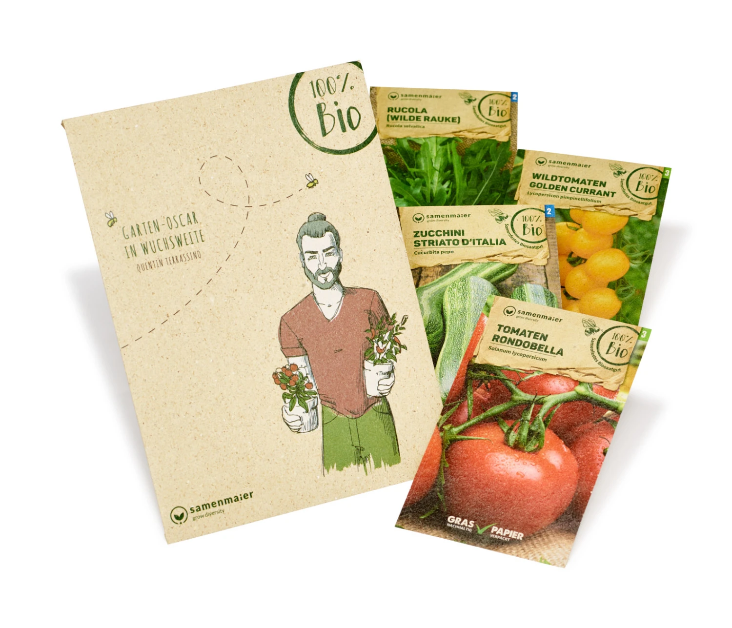 Urban Gardening Set Quentin Terrassino | BIO Gemüsesamen-Sets Von Samen Maier 4 Urban Gardening Set Quentin Terrassino | BIO Gemüsesamen-Sets Von Samen Maier – Bild 4