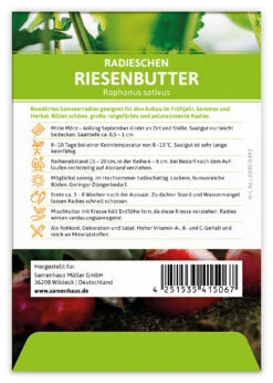 Titelseite 15 Titelseite -Angebote Pegasus Store 549876 Radieschen Riesenbutter 100 Stueck 2000 0493 100x 2