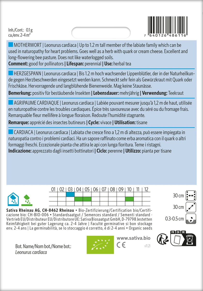 Herzgespann | BIO Heilpflanzensamen Von Sativa Rheinau 1 Herzgespann | BIO Heilpflanzensamen Von Sativa Rheinau