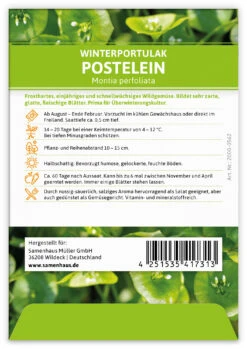 Winterportulak Postelein (100 Tütchen) | Portulaksamen Von FLORTUS 9 Winterportulak Postelein (100 Tütchen) | Portulaksamen Von FLORTUS -Angebote Pegasus Store 551880 Winterportulak Postelein 100 Tuetchen 2000 0562 1 1