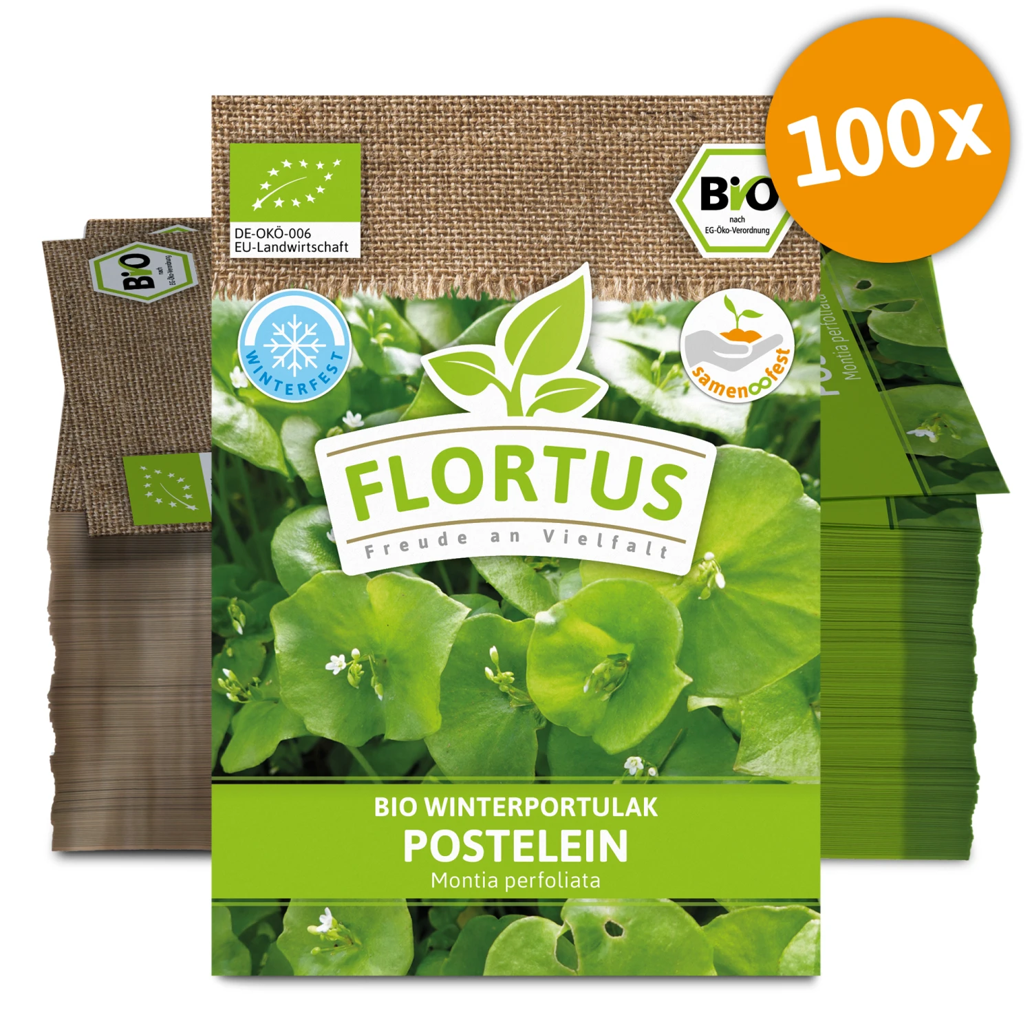 Winterportulak Postelein (100 Tütchen) | BIO Portulaksamen Von FLORTUS 4 Winterportulak Postelein (100 Tütchen) | BIO Portulaksamen Von FLORTUS – Bild 4