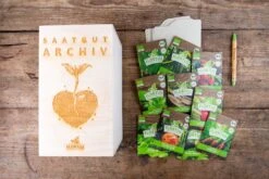 Gemüse Saatgut Archiv Holzbox (10 Tütchen + Register) | BIO Gemüsesamen-Sets Von FLORTUS -Angebote Pegasus Store 551883 BIO Saatgut Archiv Holzbox 10 Tuetchen Register 2000 0564 1