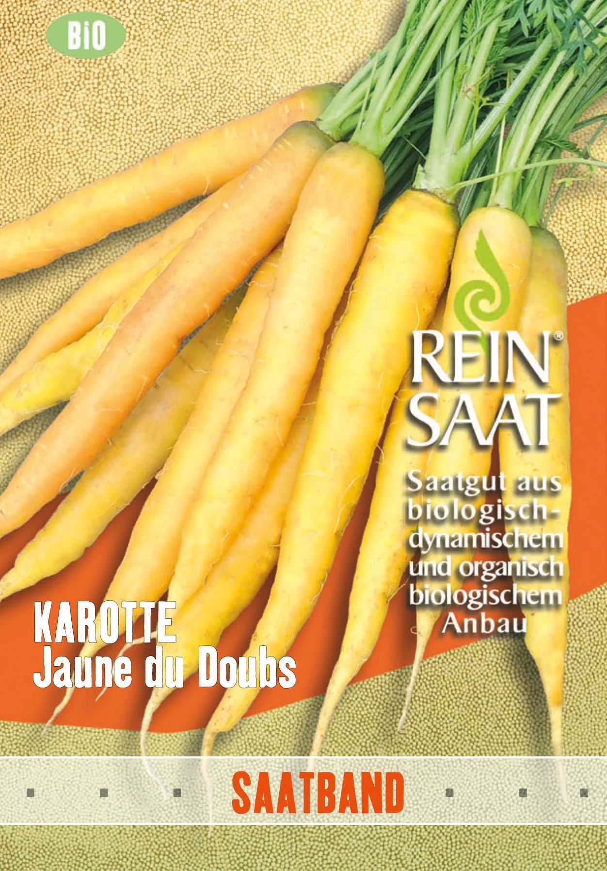 Möhre Jaune Du Doubs (Saatband) | BIO Möhrensamen Von Reinsaat 1 Möhre Jaune Du Doubs (Saatband) | BIO Möhrensamen Von Reinsaat