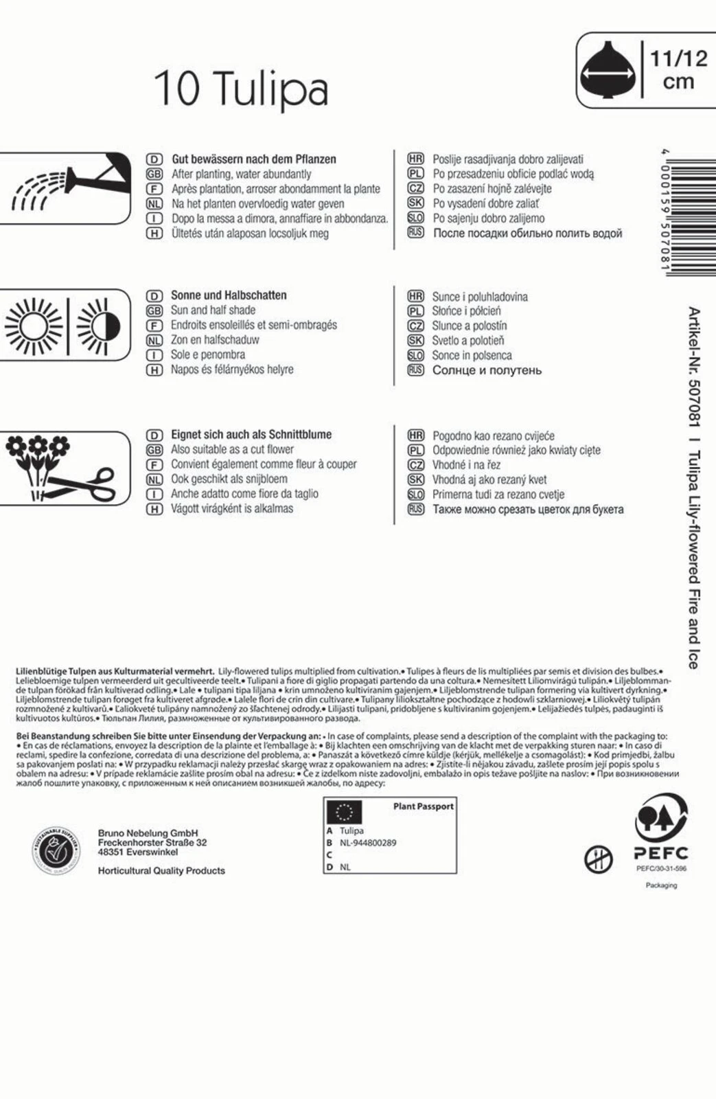 Tulpen Mix Fire And Ice (10 Stück) | Tulpenzwiebeln Von Kiepenkerl 1 Tulpen Mix Fire And Ice (10 Stück) | Tulpenzwiebeln Von Kiepenkerl