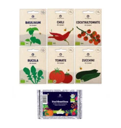 Hochbeetbox Set | BIO Gemüsesamen-Sets Von Wundergarten