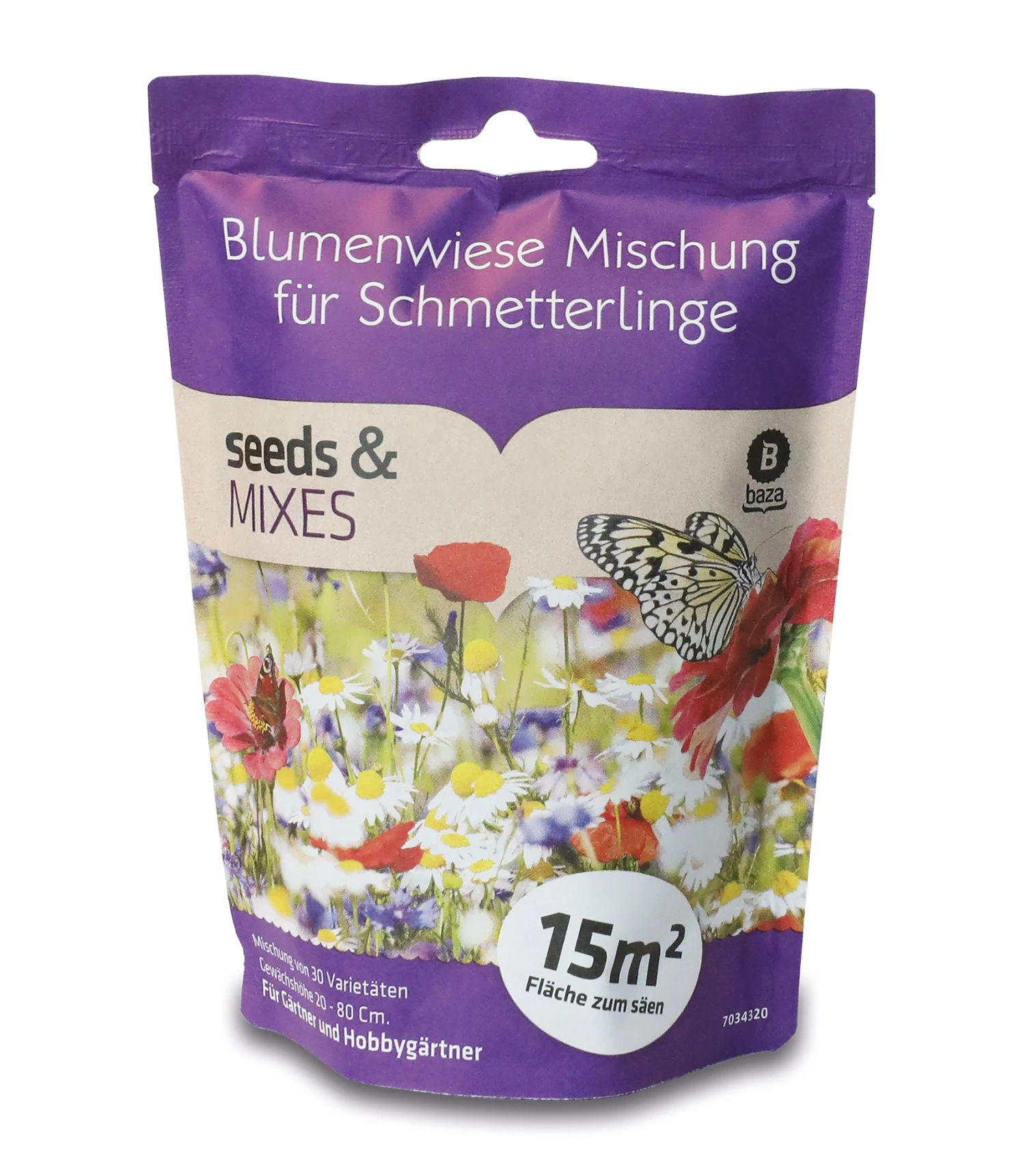 Blumenwiese Mischung Für Schmetterlinge (15 M²) | Insektenwiese Von Baza 1 Blumenwiese Mischung Für Schmetterlinge (15 M²) | Insektenwiese Von Baza